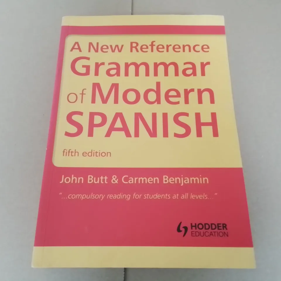 A NEW REFERENCE GRAMMAR OF MODERN SPANISH FIFTH EDITION