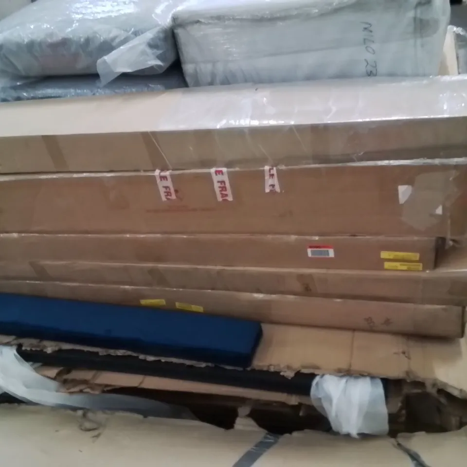 PALLET CONTAINING VARIOUS ASSORTED BOXED INCOMPLETE HOUSEHOLD ITEMS ETC.