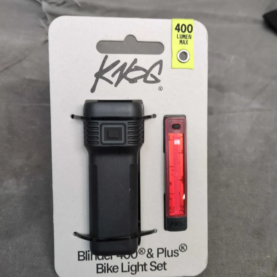 Knog Blinder 400 Bike Light Set – Front & Rear Lights 