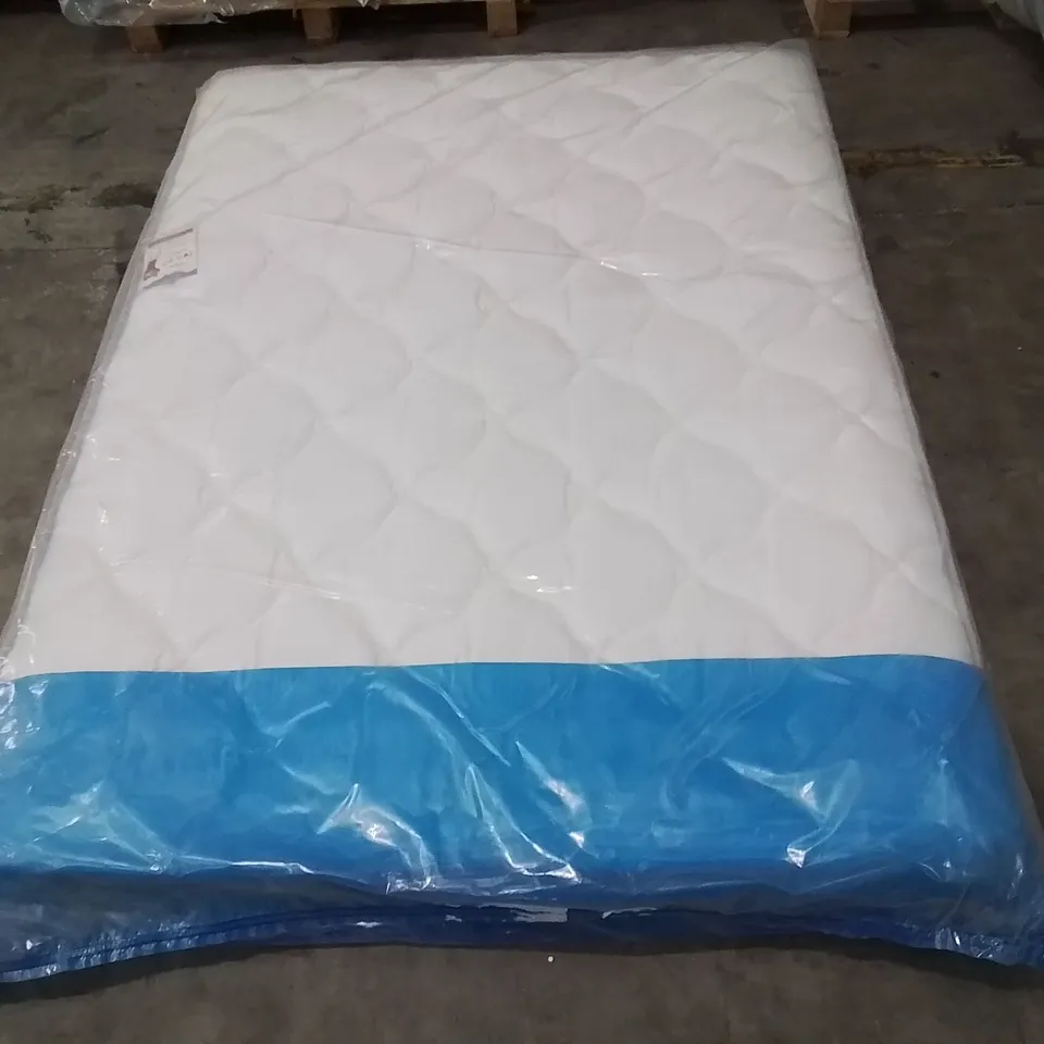 QUALITY BAGGED DOUBLE 135cm AIRSPRUNG LUXURY QUILTED MEDIUM MATTRESS RRP £229