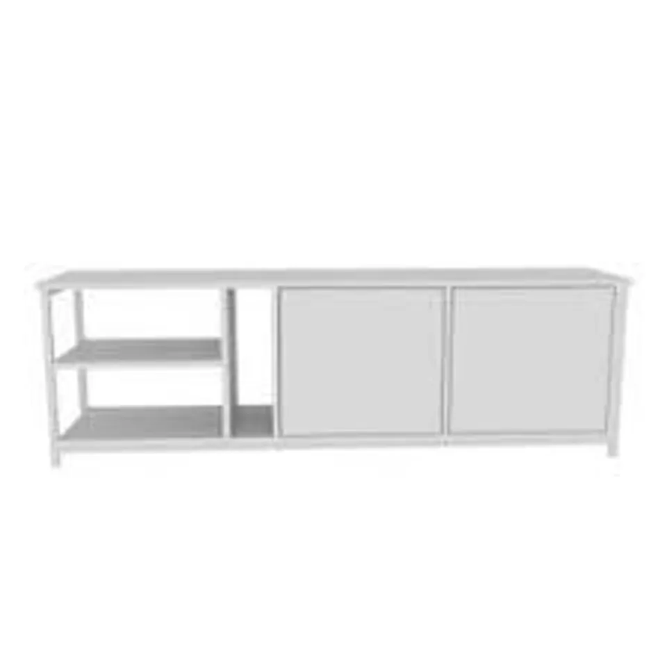 BOXED PRIMROSE 160 CM WIDE TV STAND - WHITE