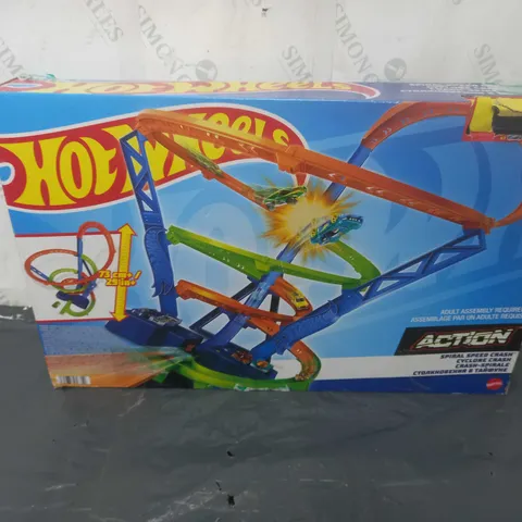 HOTWHEELS SPIRAL SPEED CRASH 
