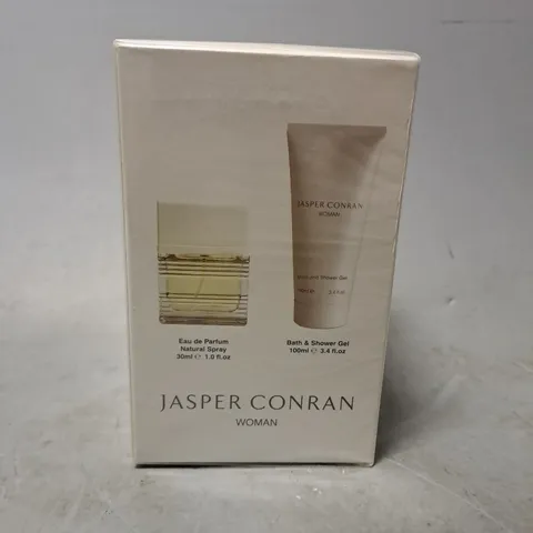 BOXED AND SEALED JASPER CONRAN WOMAN EAU DE PARRFUM AND BATH AND SHOWER GEL GIFT SET