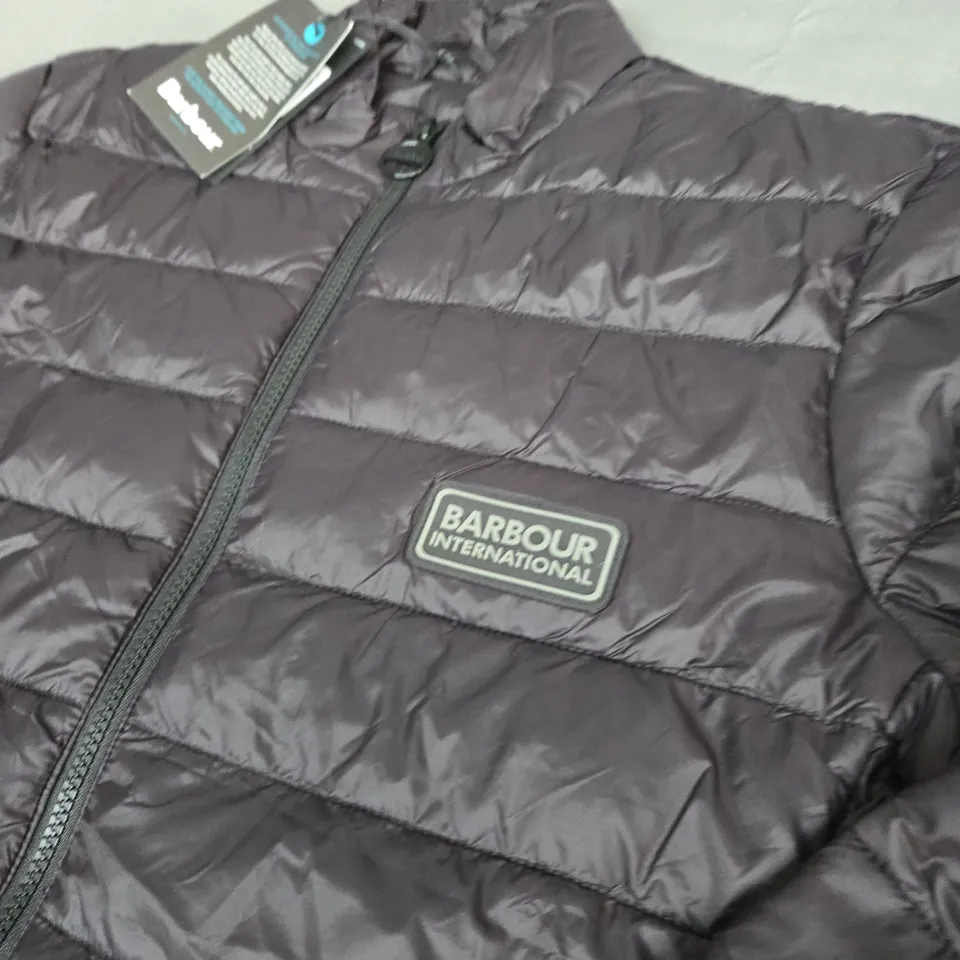 MEN'S BARBOUR INTERNATIONAL TOURER REED QUILTED JACKET SIZE SMALL