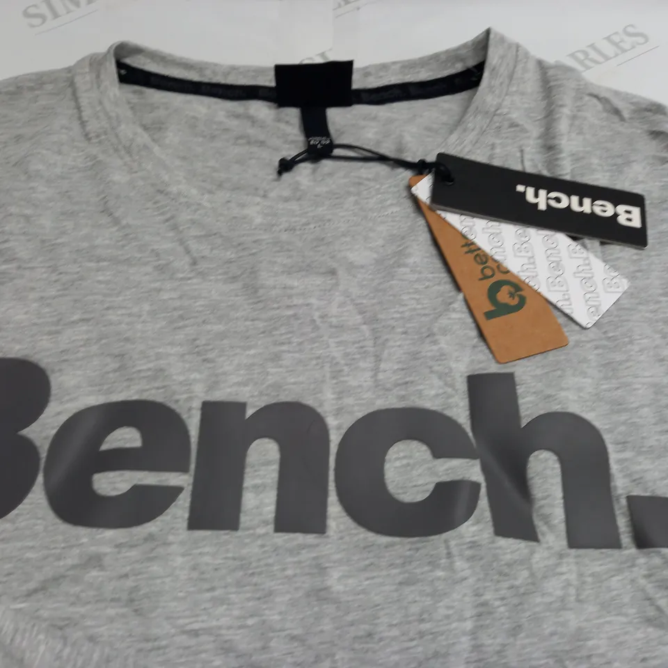 BENCH GREY LONG SLEEVE T-SHIRT - L