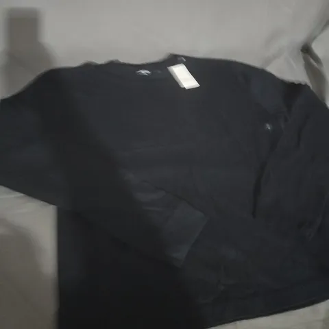 HOLLISTER BLACK CREW NECK TEE - SIZE M