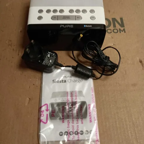 PURE SIESTA CHARGE DIGITAL RADIO ALARM WITH BLUETOOTH