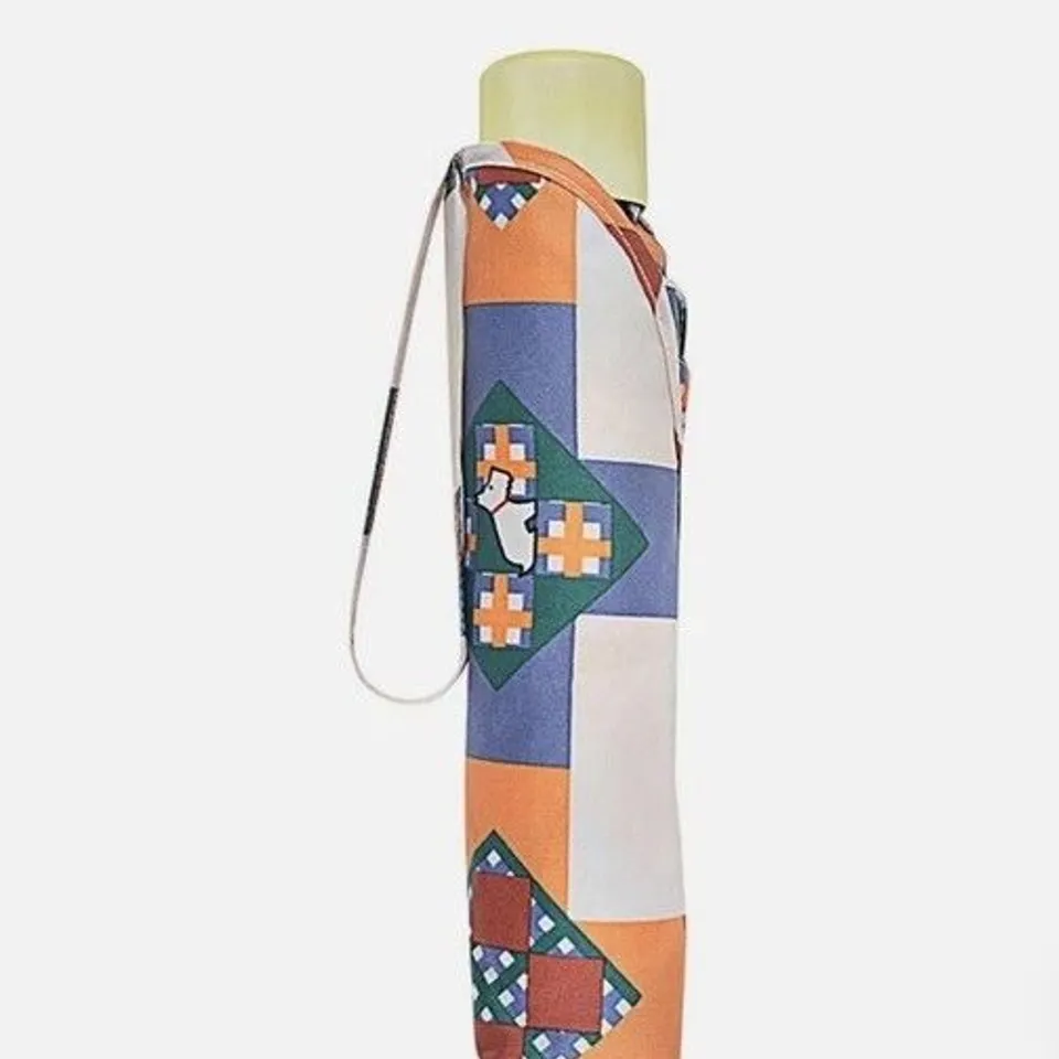 RADLEY PATCHWORK RESPONSIBLE UMBRELLA ~ DIMENSIONS: H23 X W6 X D3.5 CM