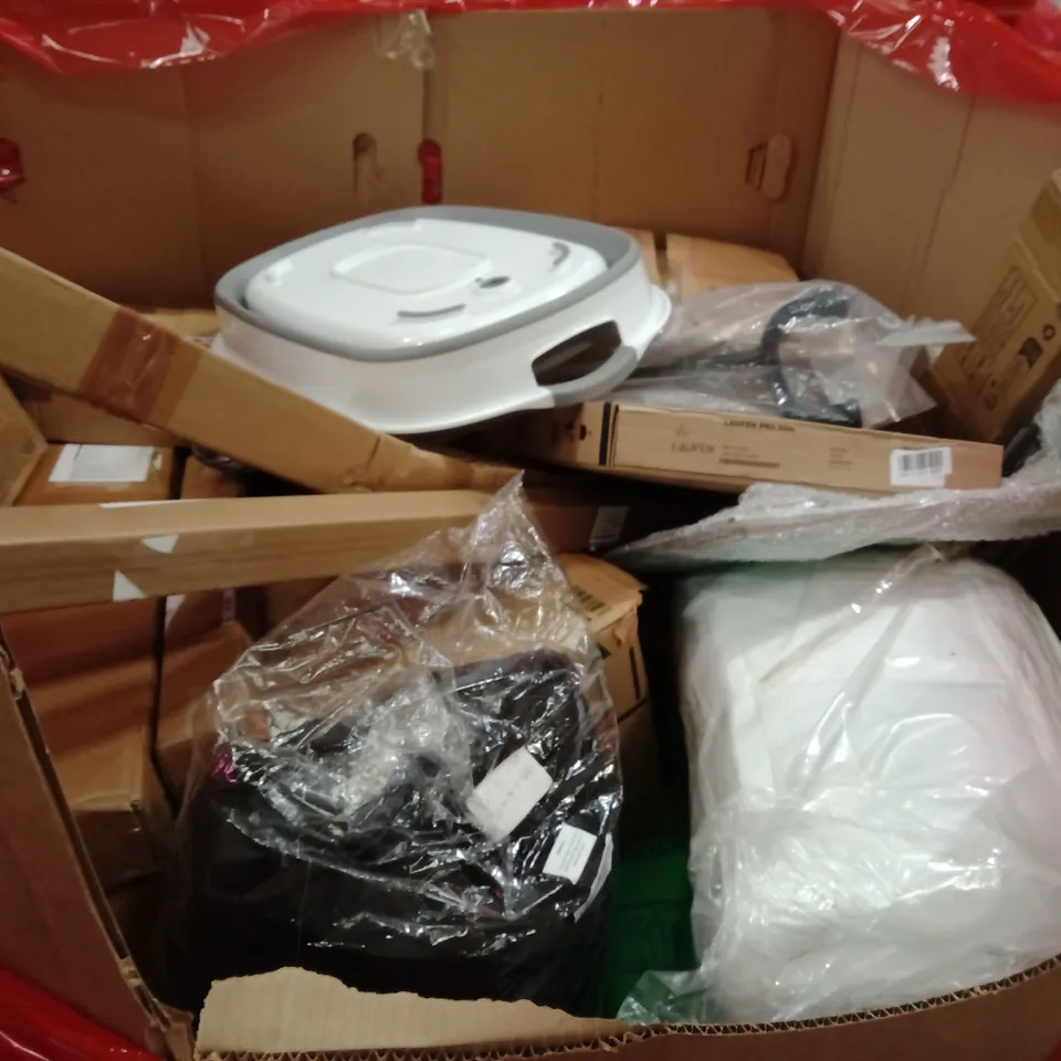 PALLET OF ASSORTED HOUSEHOLD GOODS AND PRODUCTS TO INCLUDE;POTTY SEAT,DUVET, TOILET SEAT