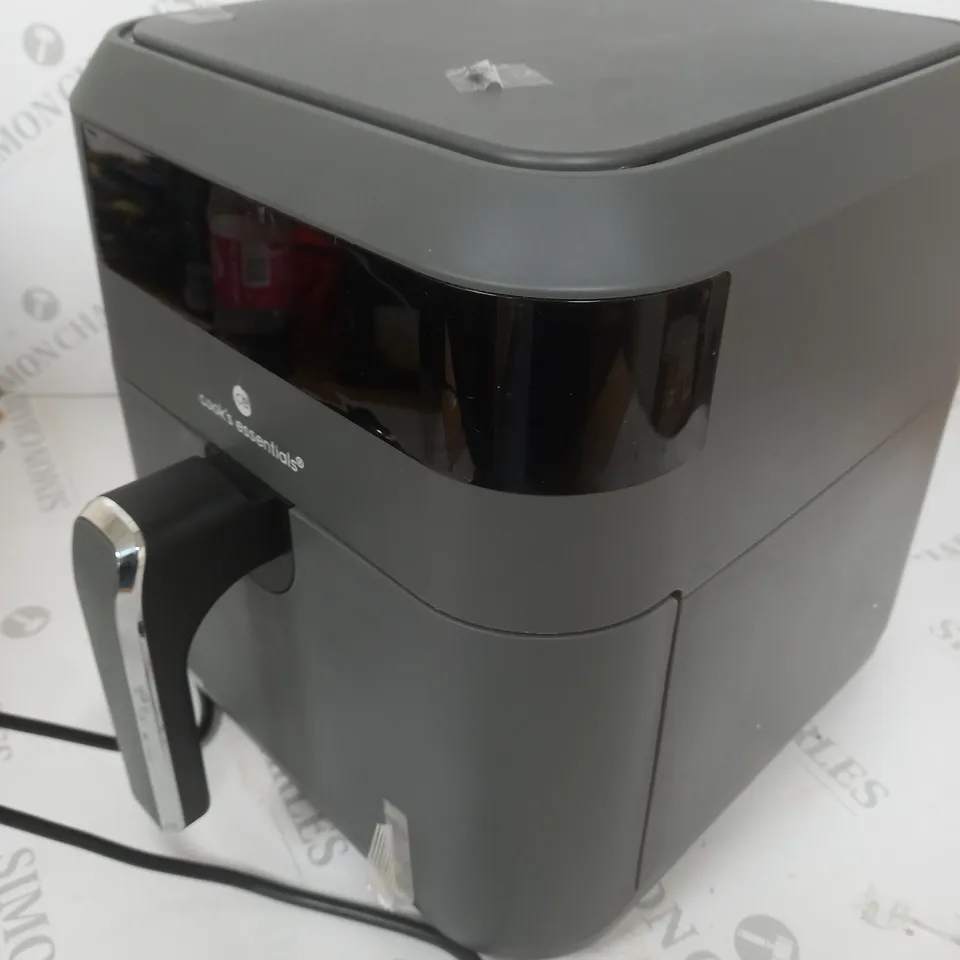 BOXED COOK'S ESSENTIALS 5.8L AIR FRYER IN SLATE GREY