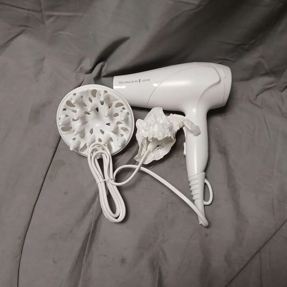 REMINGTON IONIC DRY 2200 HAIR DRYER WITH DIFFUSER – BOXED