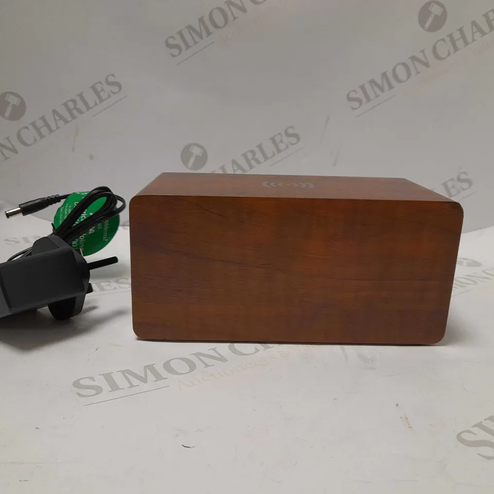 TECH BLUETOOTH QI CHARGING ALARM CLOCK
