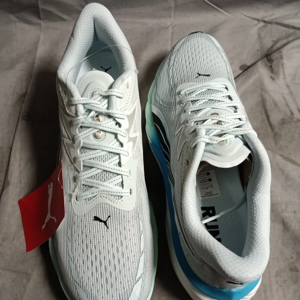 PUMA VELOCITY NITRO 4 SEA GLASS/BLUE RUNNING SHOES – UK 10.5 (EU 45)