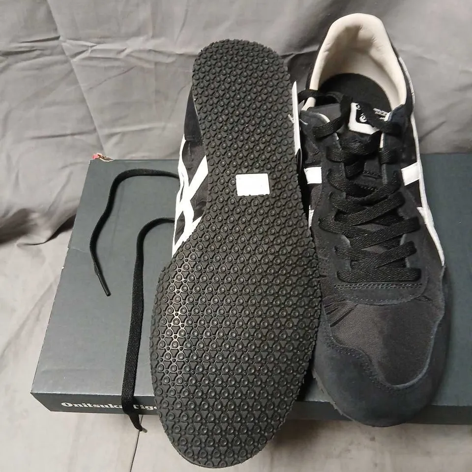 ONITSUKA TIGER SERRANO SNEAKERS – BLACK/WHITE – UK 11 (US 12) *UNISEX*