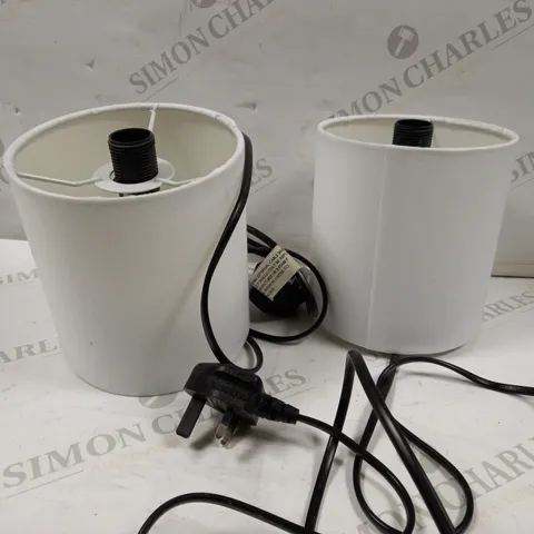 JOHN LEWIS LUCY TOUCH LAMP SET OF 2