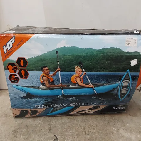 BOXED HYDRO-FORCE COVE CHAMPION 2 PERSON INFLATABLE KAYAK (1 BOX)