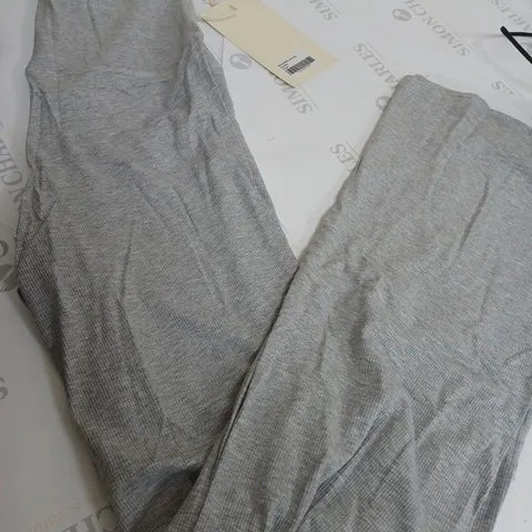ADANOLA RIB FOLD OVER PANTS - GREY - SIZE UNSPECIFIED 