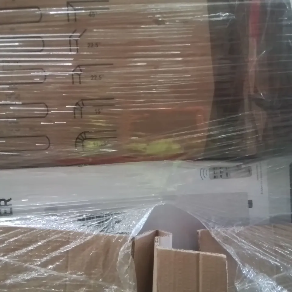 PALLET CONTAINING VARIOUS ELECTRICAL ITEMS AND HOUSEHOLD PRODUCTS TO INCLUDE:3,5L STAINLESS STEEL SLOW COOKER,2000W HEATER