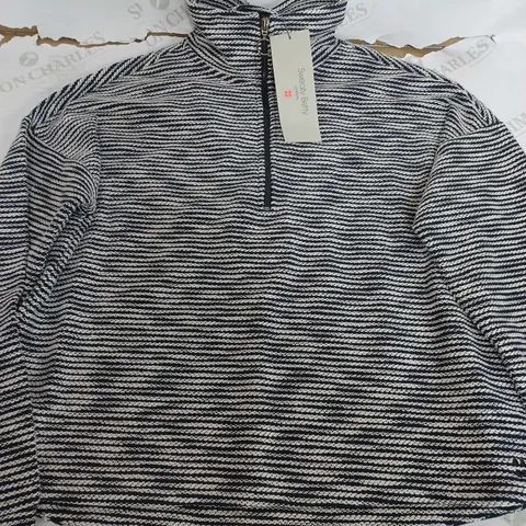 SWEATY BETTY REST UP HALF ZIP PULLOVER - XS
