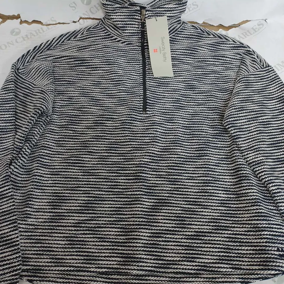 SWEATY BETTY REST UP HALF ZIP PULLOVER - XS