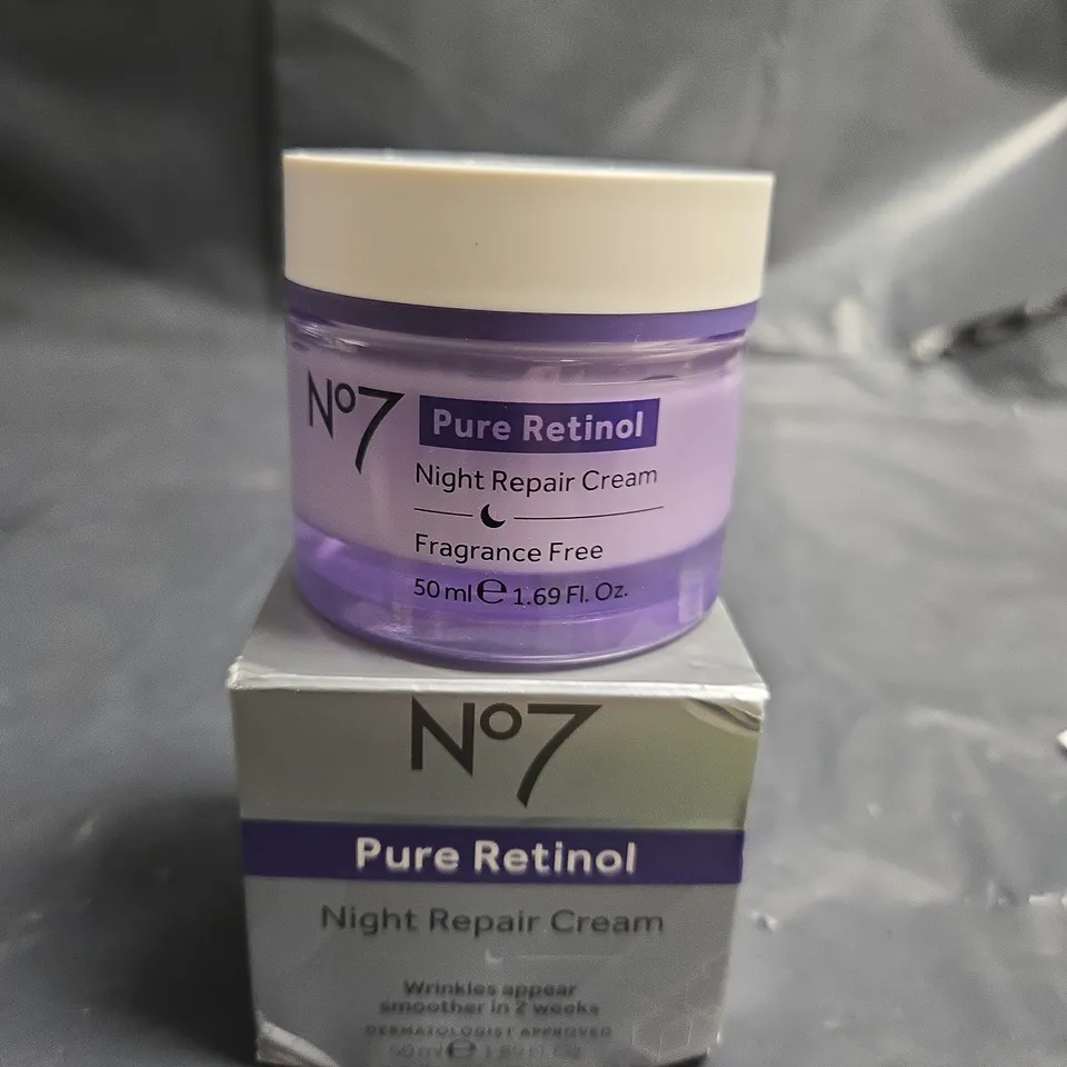 NO7 PURE RETINOL NIGHT REPAIR CREAM - 50ML