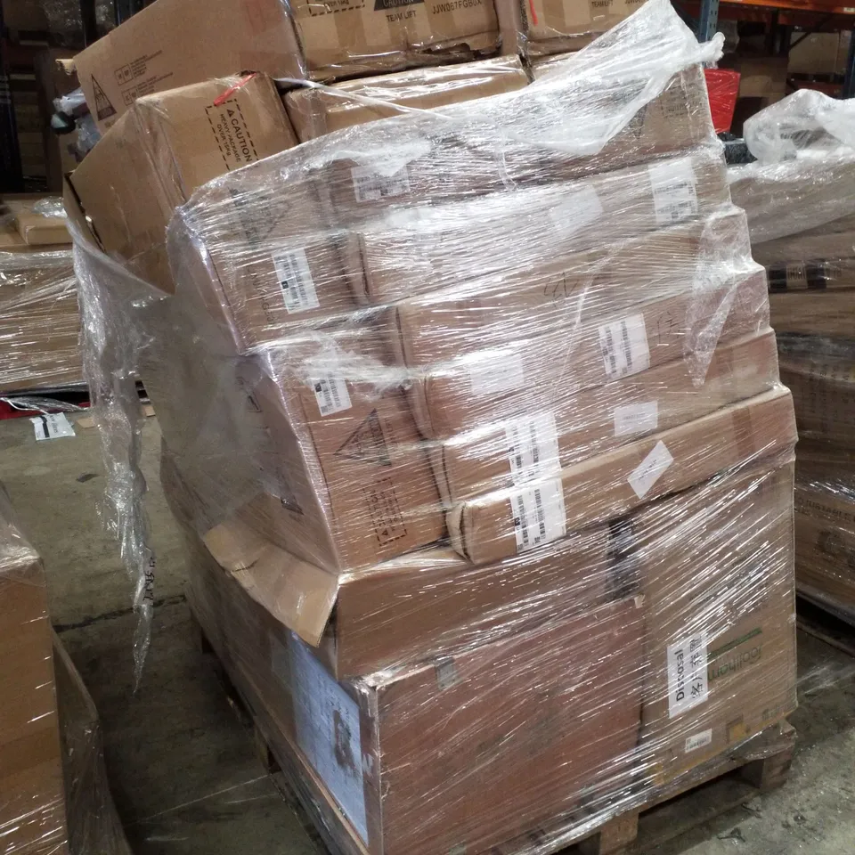 PALLET CONTAINING ASSORTED PRODUCTS INCLUDING DINING CHAIRS & OAK SIDEBOARD