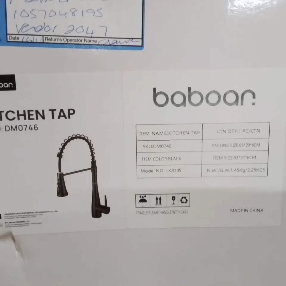 BOXED BABOAN KITCHEN TAP