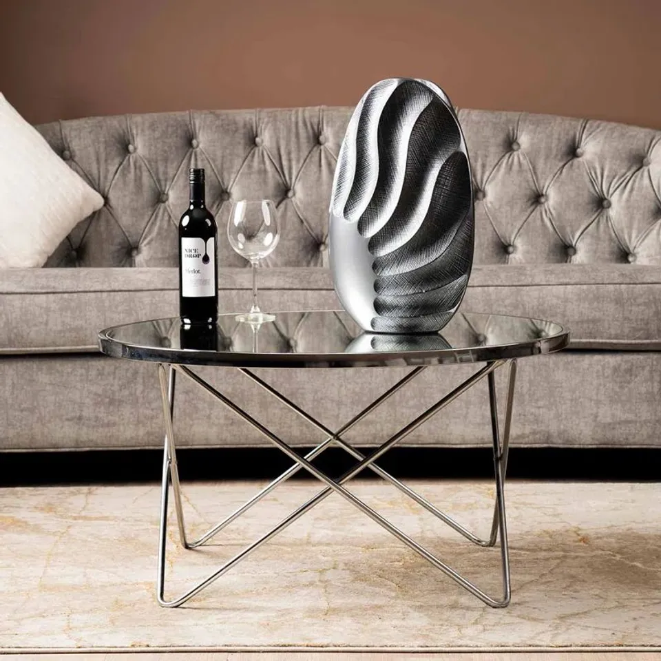 BOXED ROUND COFFEE TABLE (1 BOX)