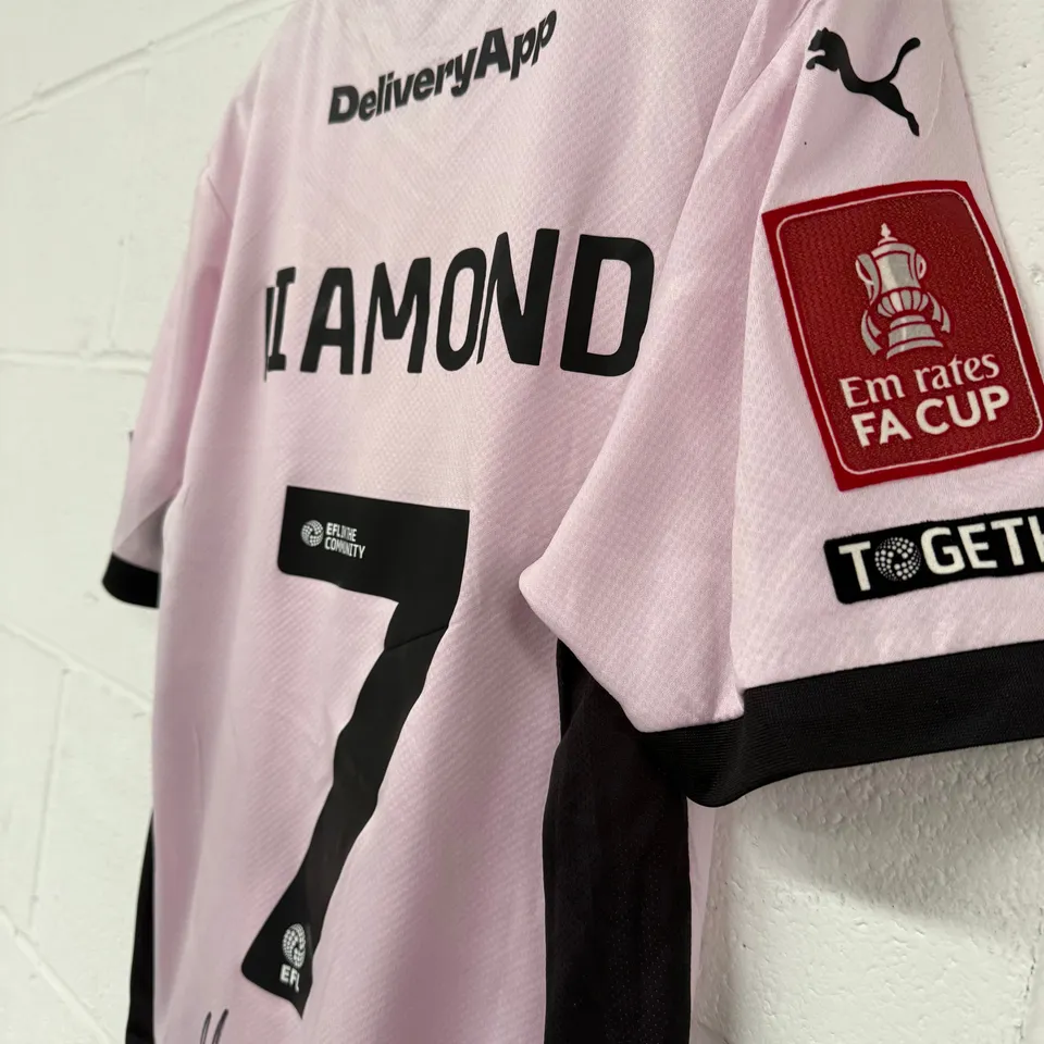 #7 - Jack Diamond - FA Cup Football Shirt 24/25 - Size M - Signed