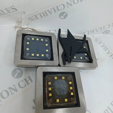 BELL AND HOWELL SET OF 8 SQUARE SWIVEL DISK LIGHTS