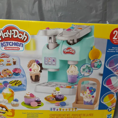 BOXED PLAY-DOH SUPER COLOURFUL CAFÉ PLAYSET