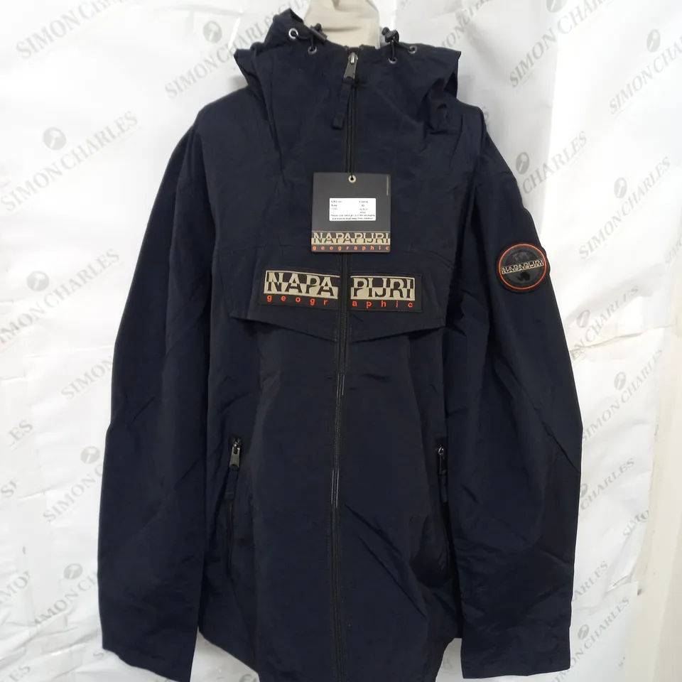 NAPAPIJRI WATERPROOF JACKET IN BLACK SIZE XL
