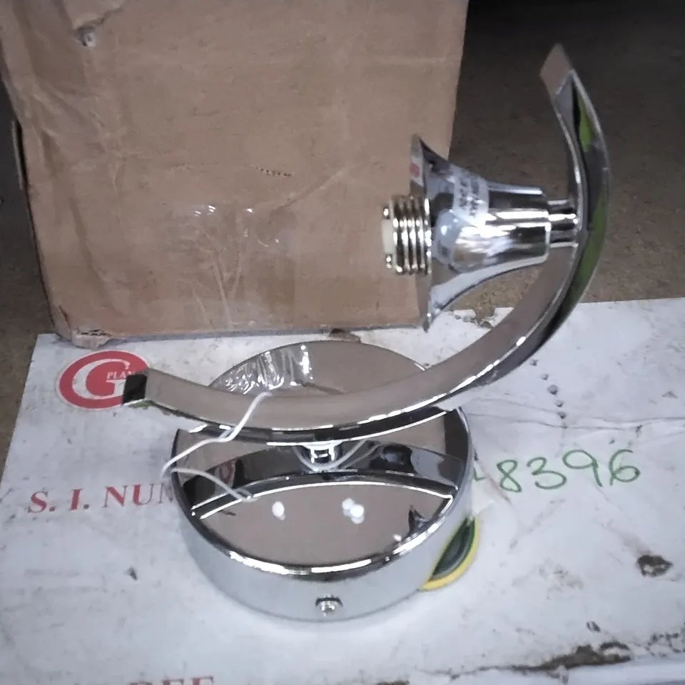 BOXED DANICA 1 LIGHT ARMED SCONCE - CHROME FINISH 