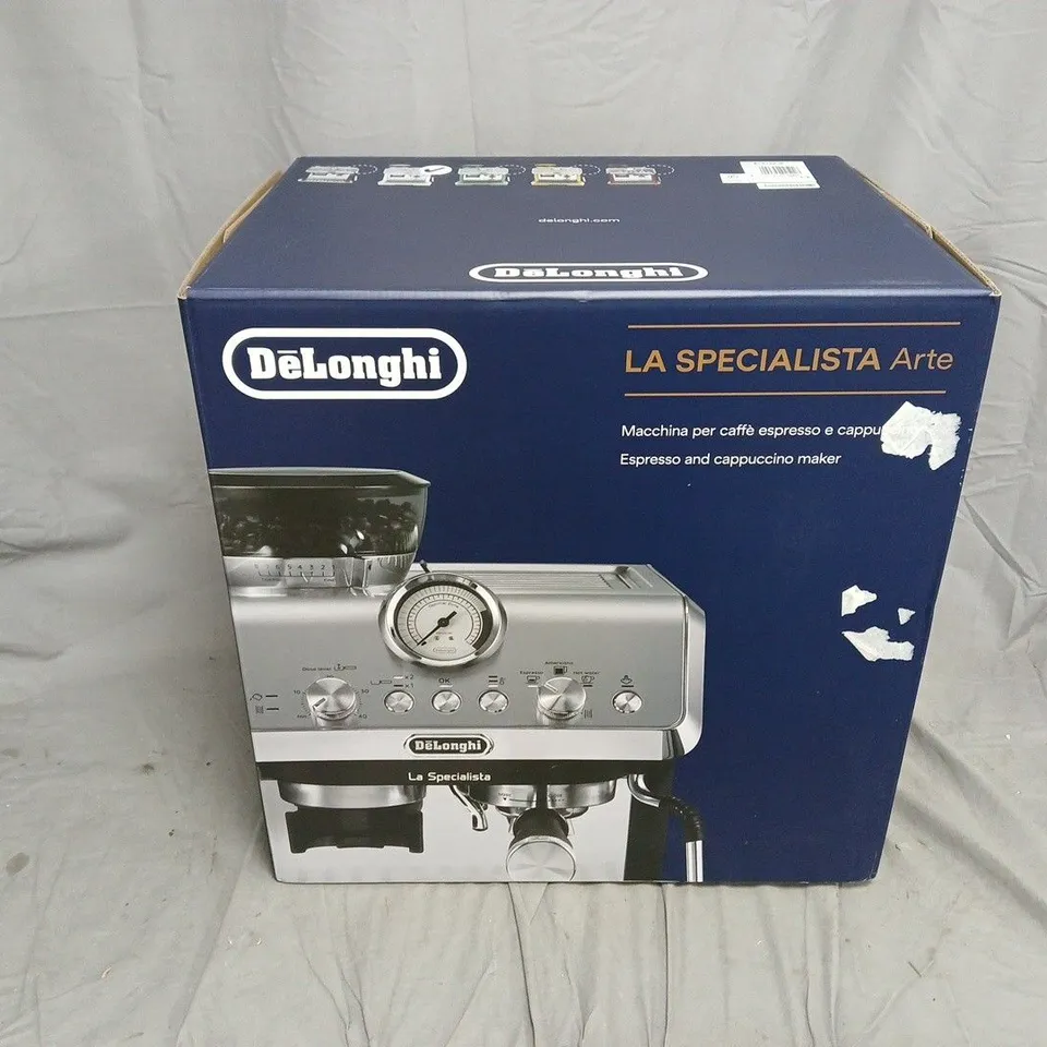 BOXED DELONGHI EC9155.W MANUAL PUMP COFFEE MACHINE