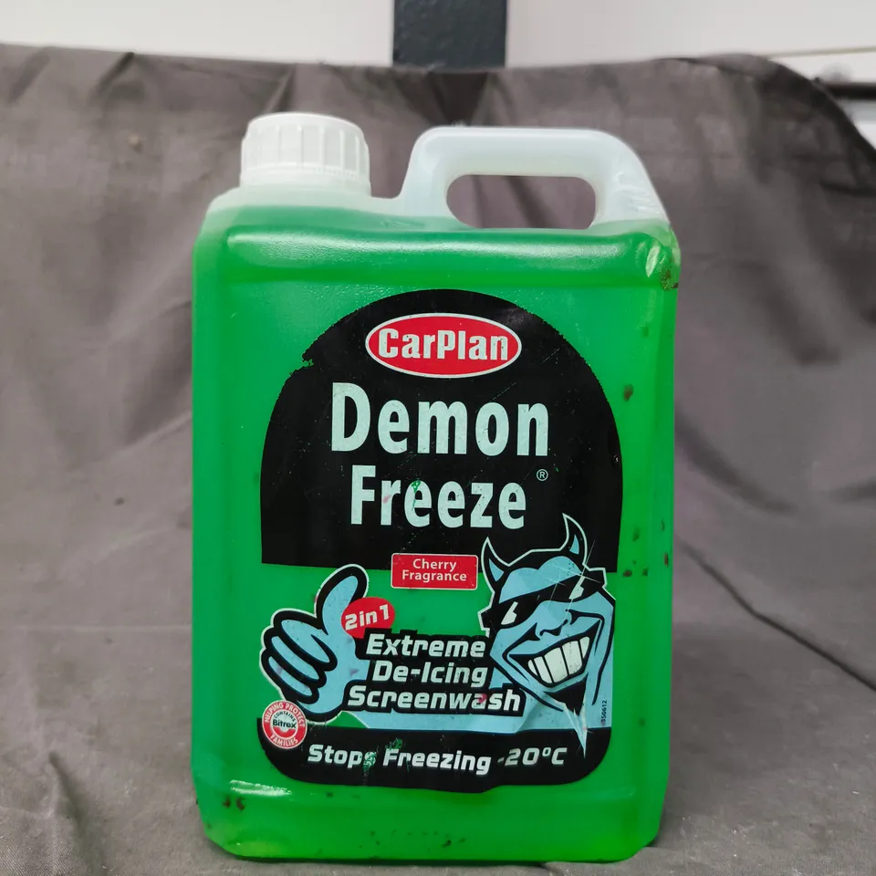 CARPLAN DEMON FREEZE DE-ICING SCREENWASH - X5 BOTTLES