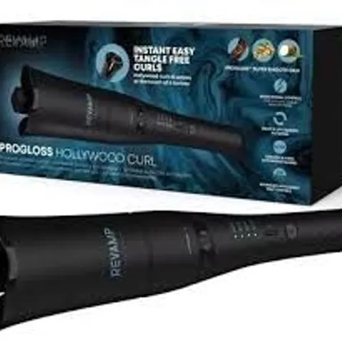 BOXED REVAMP PROGLOSS HOLLYWOOD CURL AUTOMATIC ROTATING SYSTEM