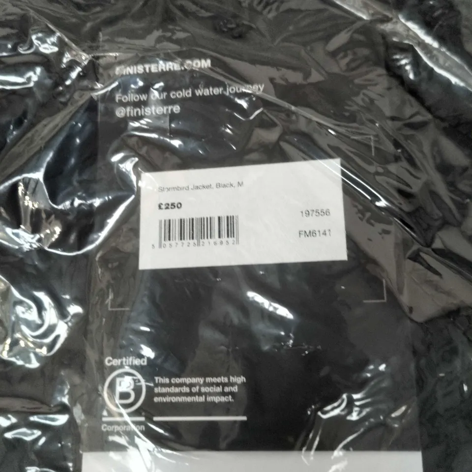 FINISTERRE BLACK STORMBIRD JACKET MEDIUM
