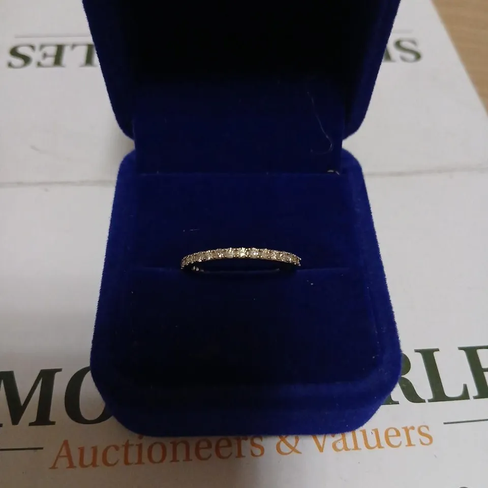 DIAMONIQUE PAVÉ BAND RING 