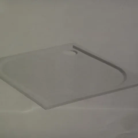 BOXED GOODHOME LIMSKI SLIM SHOWER TRAY 90×90CM WHITE RESIN