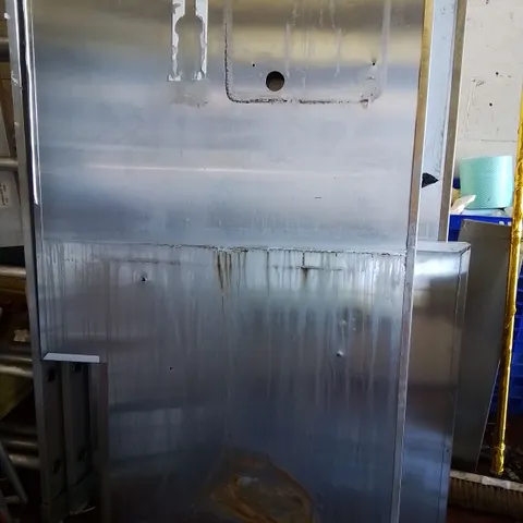 THREE STAINLESS STEEL COUNTER TOPS