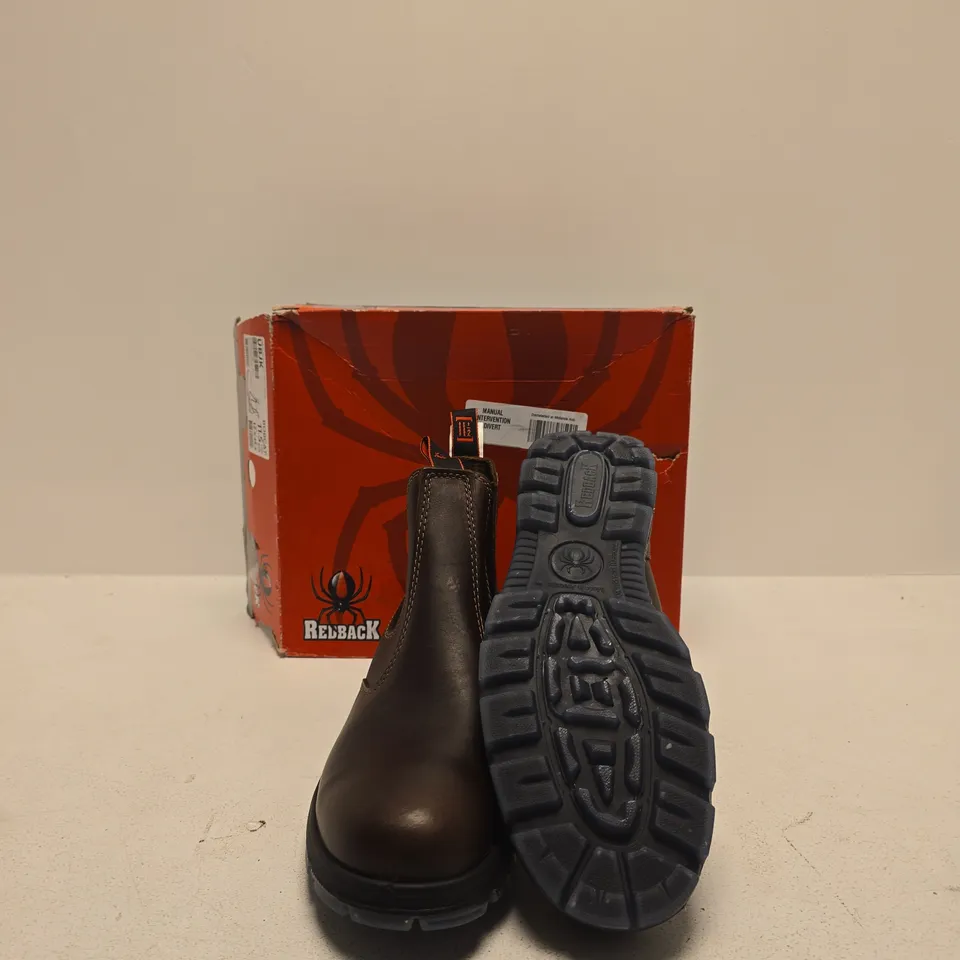 REDBACK LEATHER CHELSEA BOOT – BROWN, MEN'S UK 11.5