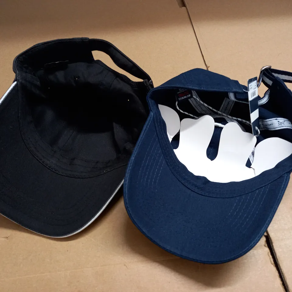 LOT OF 2 BASEBALL CAPS 