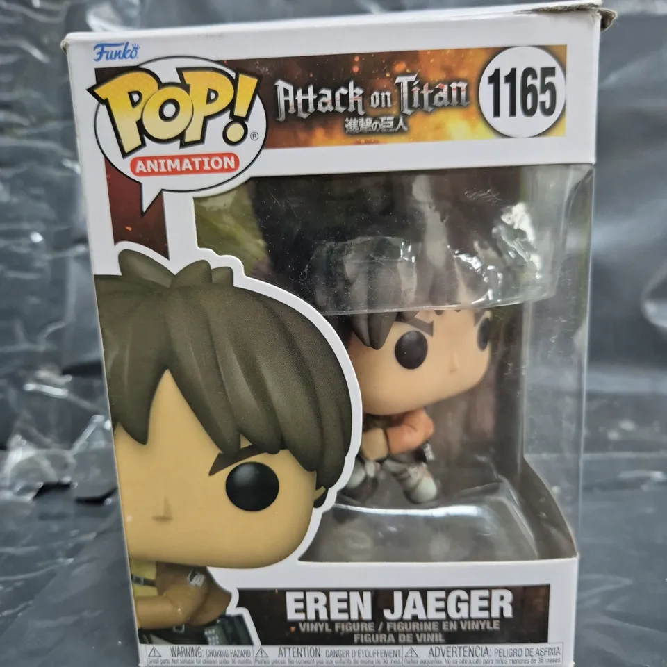 FUNKO POP ANIMATION - ATTACK ON TITAN (1165) - EREN JAEGER COLLECTIBLE VINYL FIGURE