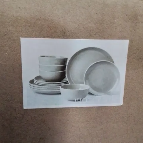 BOXED AMALIO 12 PIECE DINNERWARE SET, SERVICE FOR 4