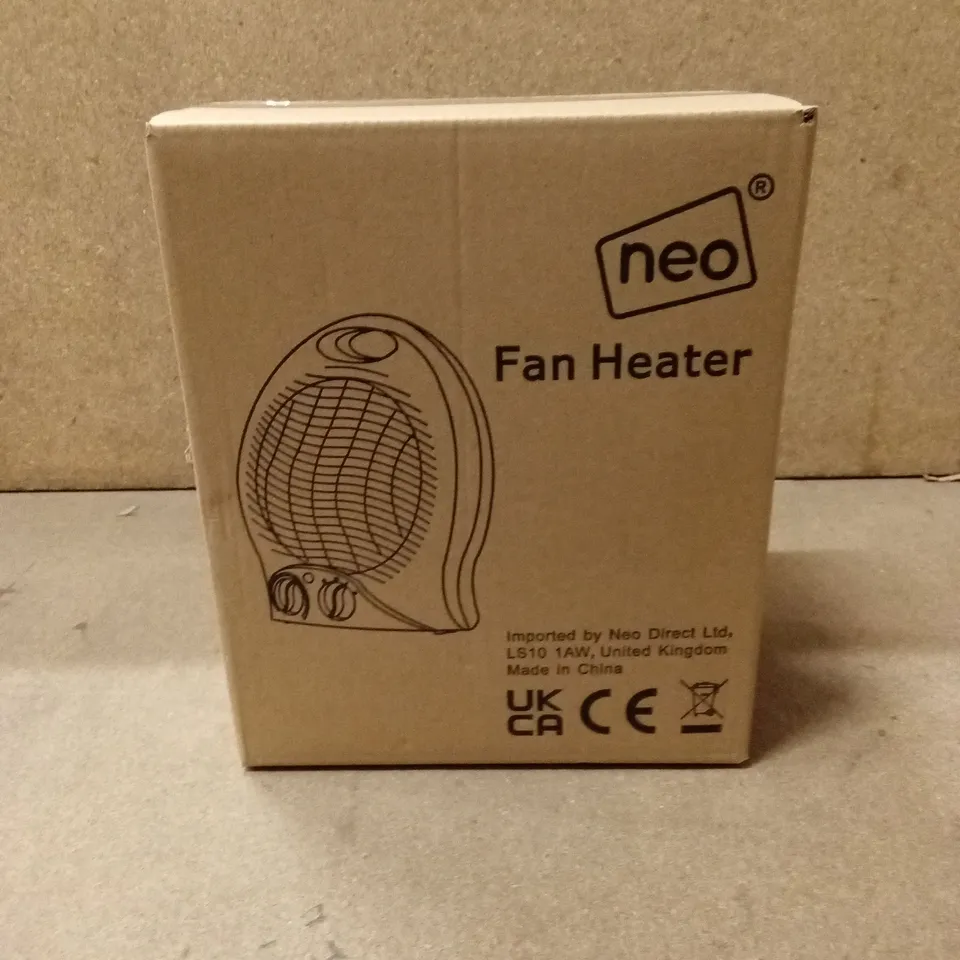 8 x BOXED NEO FAN HEATERS IN WHITE