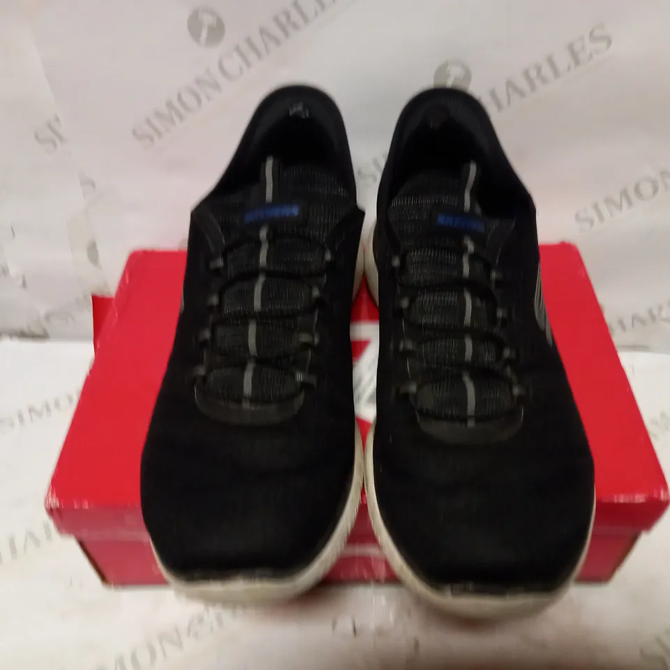 SKECHERS MEN'S SUMMITS SLIP-IN'S TRAINER - BLACK - UK 11