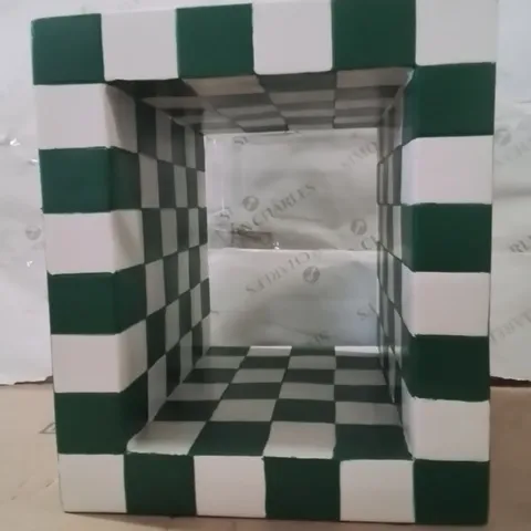 BOXED BRAND NEW GEORGE HOME GREEN TILE SIDE TABLE 