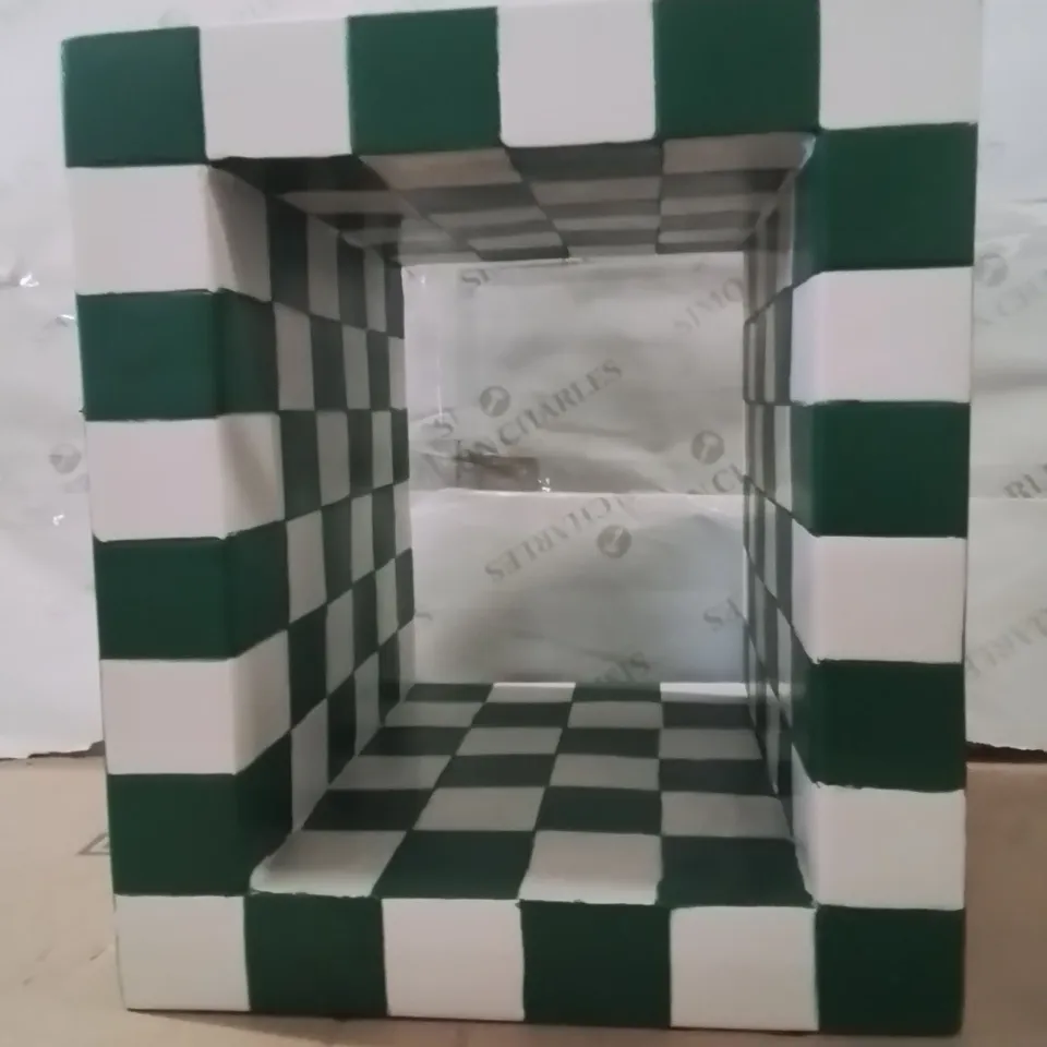 BOXED BRAND NEW GEORGE HOME GREEN TILE SIDE TABLE