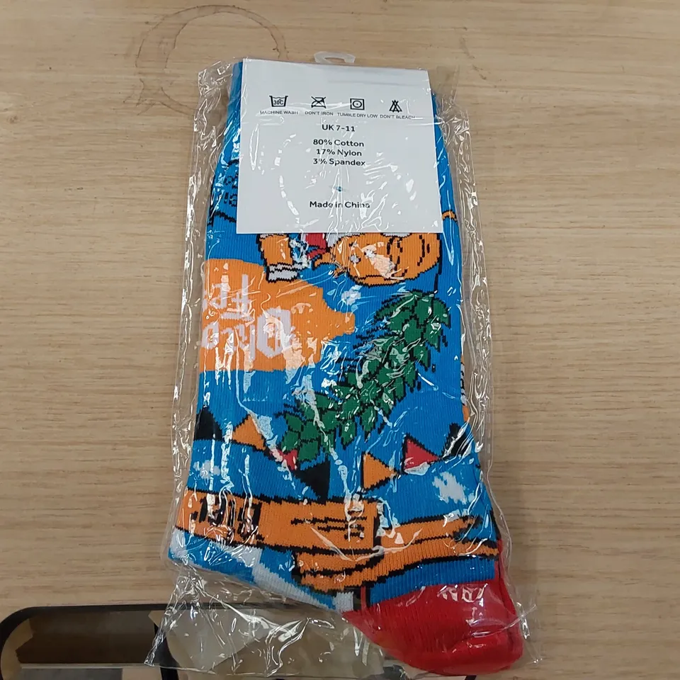BOX OF BRAND NEW BIER CO OKTOBERFEST SOCKS // APPROXIMATELY 320 PAIRS (1 BOX)