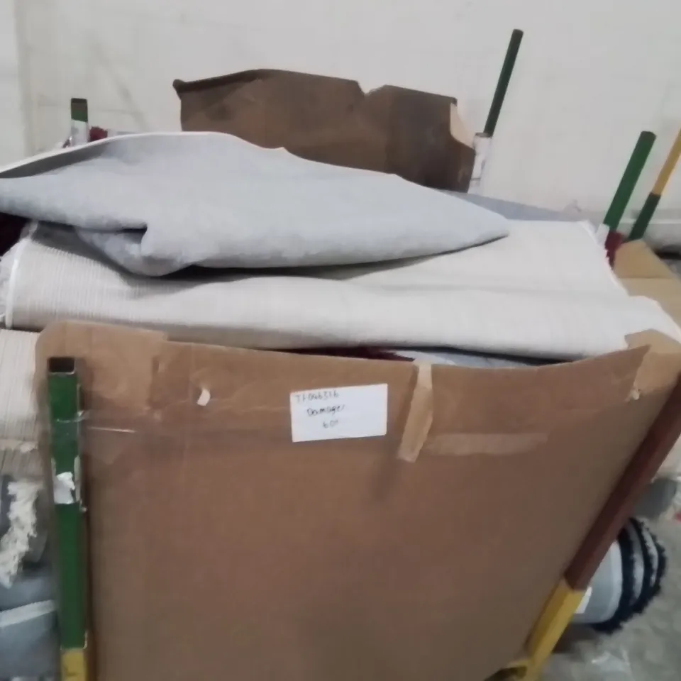 STILLAGE OF APPROXIMATELY 20 QUALITY DESIGNER RUGS